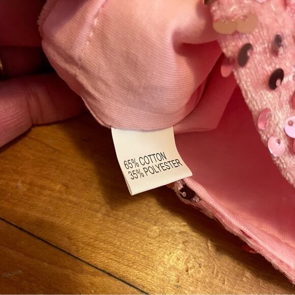 NWT Ivie + Jade Sparkly Pink Velvet Set - Picture 4 of 5